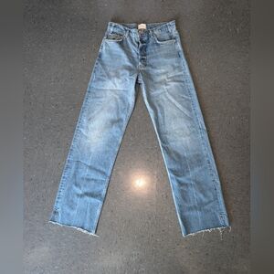 Anine Bing Women's Hugh Jeans sz 28 Light Blue Straight Leg Jeans
